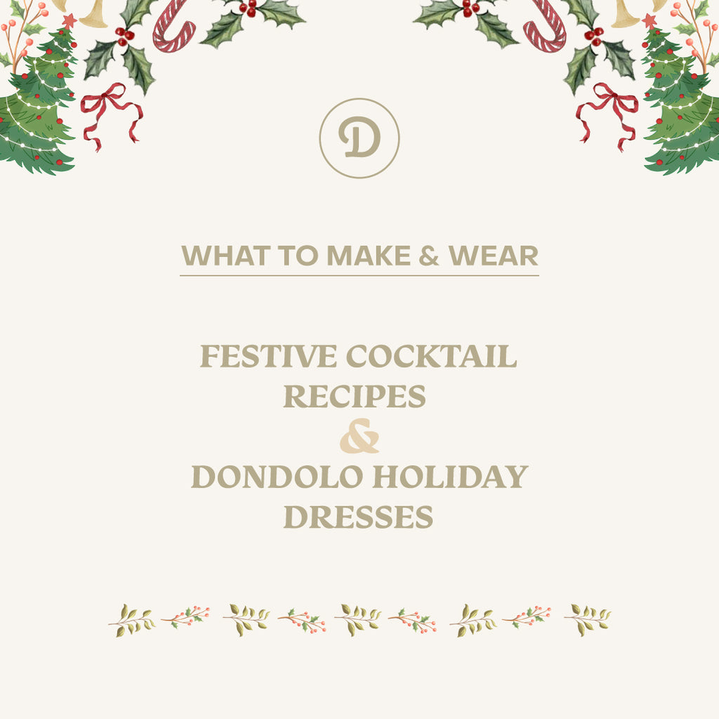 Festive holiday drink and outfit pairings for those who love to host