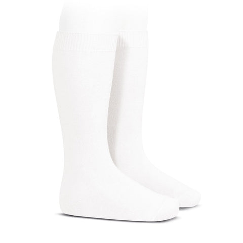 Condor® Flat Cotton Knee Sock - White