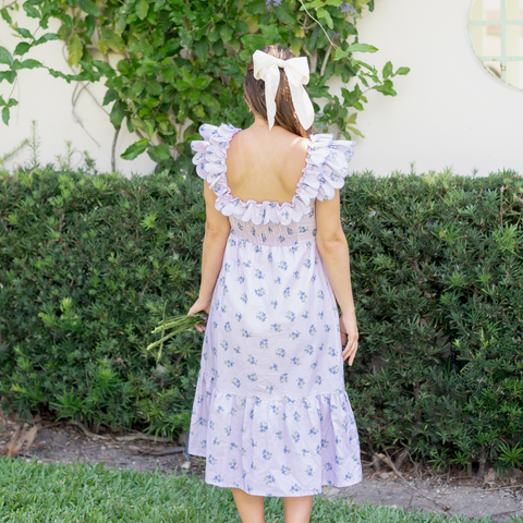 Women's Violet Dress - Positano Lavender