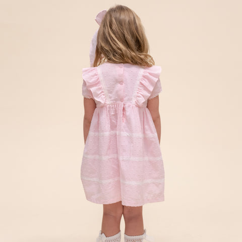 Magnolia Girl Dress - Blush