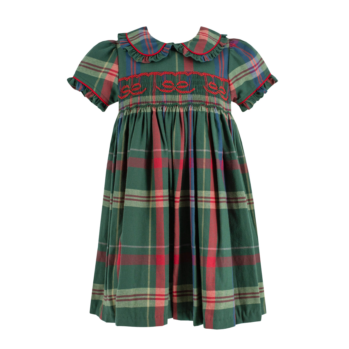 Ariella Girl Dress - Plaid Print Dondolo Ariella Girl Dress - Plaid Print Dondolo