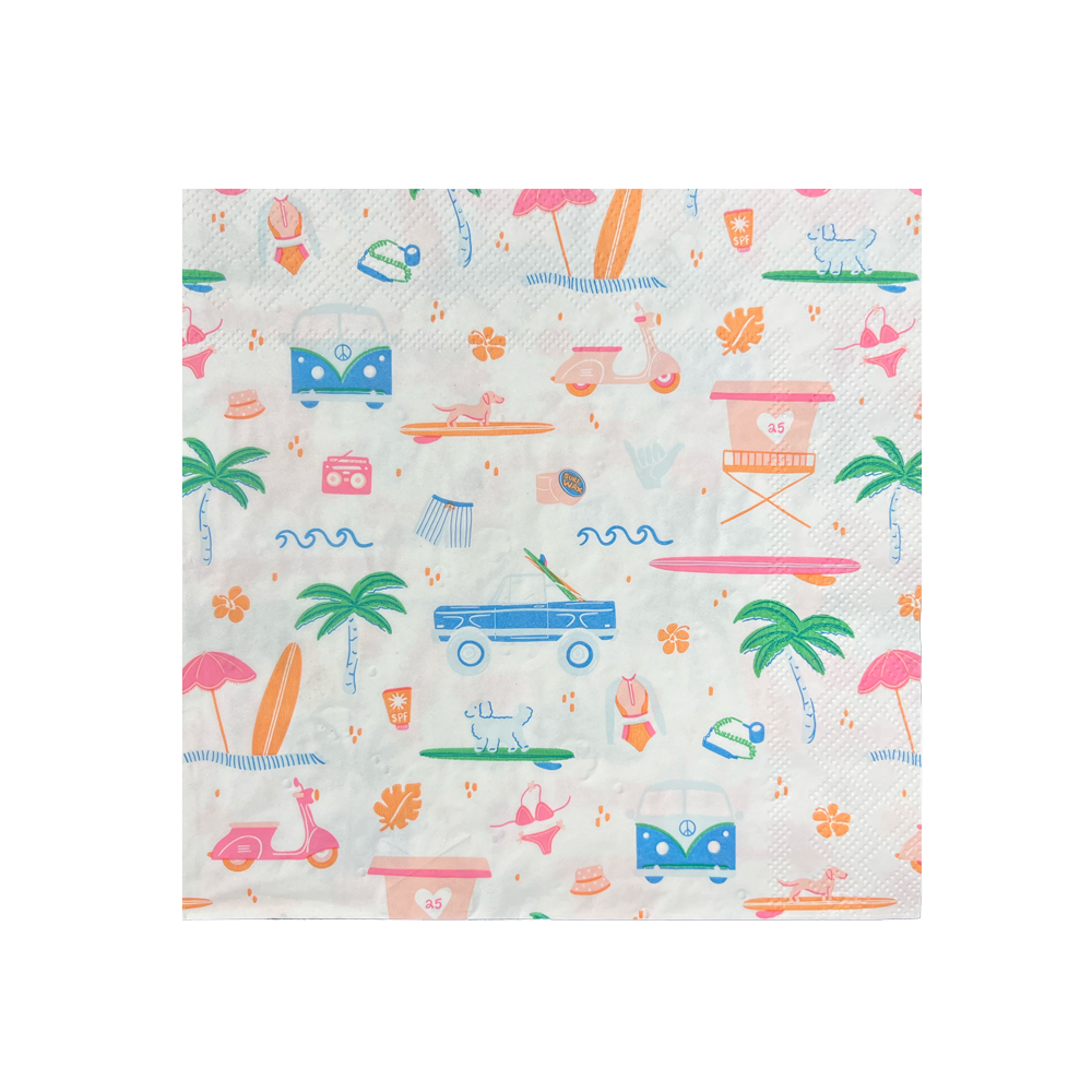 Surf's Up Large Napkins - Thumbnail 2