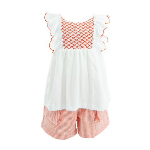Annie Girl Set - Red Stripes
