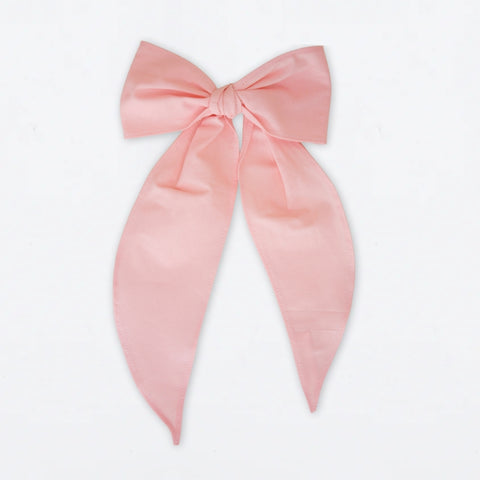 Girl Bow Pink Dusty Peach