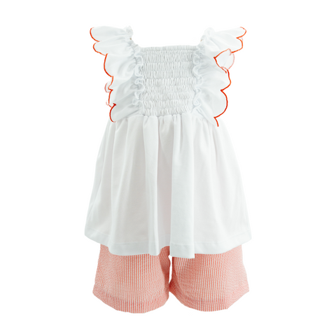 Annie Girl Set - Red Stripes