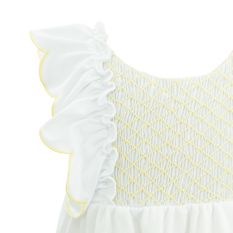 Annie Girl Set - Yellow Stripes