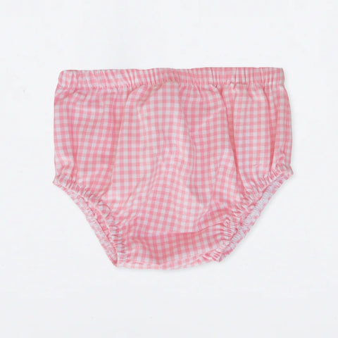 Girl Baby Bloomers - Pink Gingham