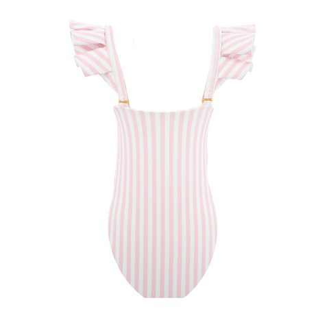 Kate Women’s One Piece - Pink Stripes