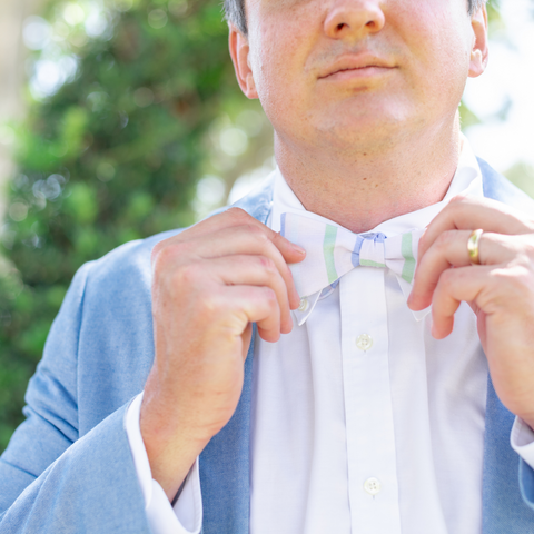 Men's Positano Bow Tie - Stripes