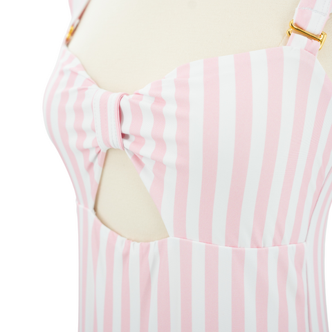 Kate Women’s One Piece - Pink Stripes