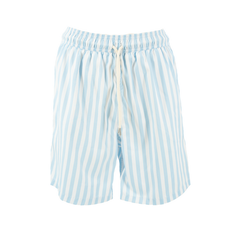 Kyle Men's Swim Trunk - Blue Stripes