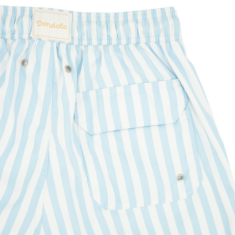 Kyle Boy Swim Trunk - Blue Stripes