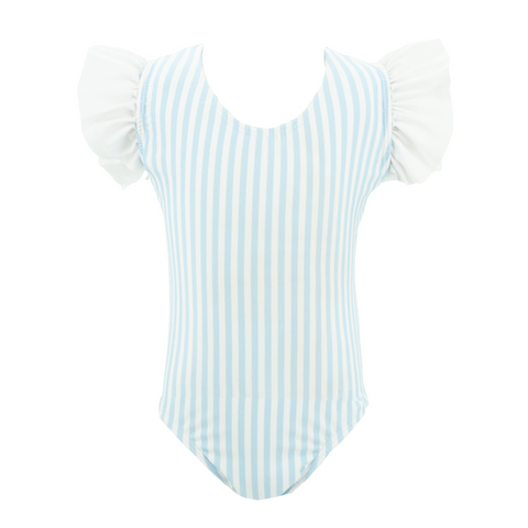 Kate Girl One Piece - Blue Stripes