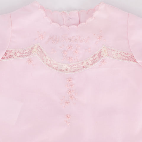 Baby’s First Shirt & Bloomers - Pink