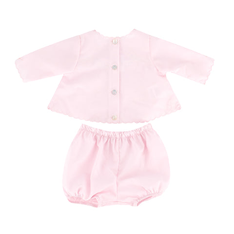 Baby’s First Shirt & Bloomers - Pink