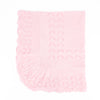 Knit Baby Blanket - Pink