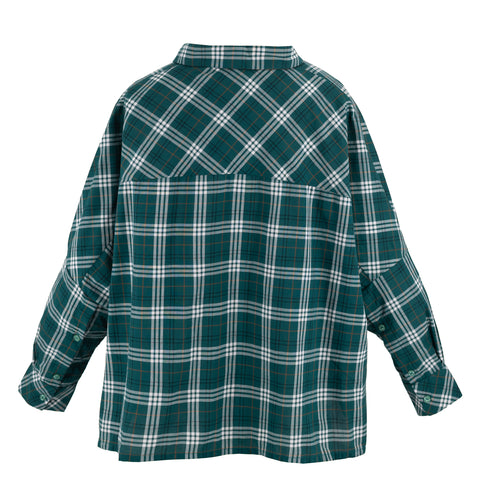 Amber Women’s Shirt - Green Tartan