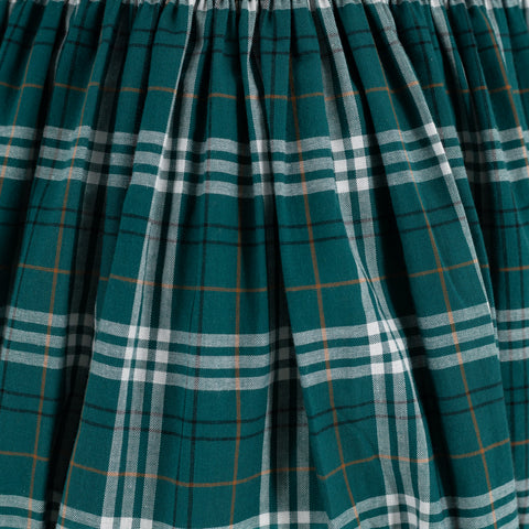 Ariella Girl Bubble - Green Tartan