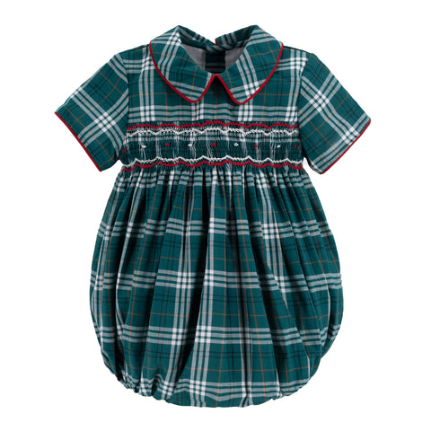 Angelo Boy Bubble - Green Tartan