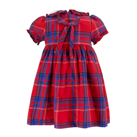Ariella Girl Dress - Red Plaid