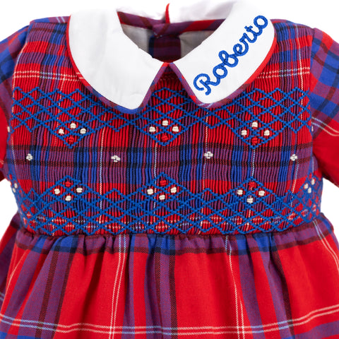 Angelo Boy Bubble - Red Plaid