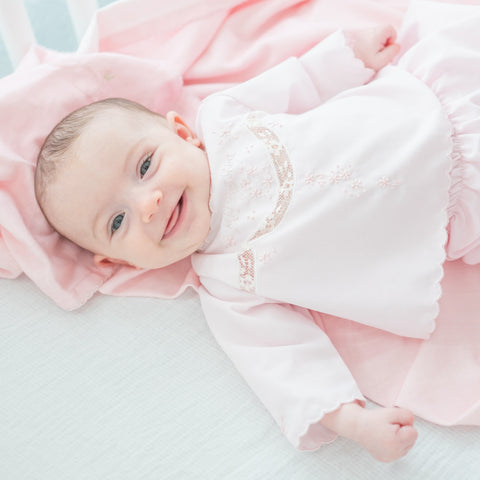 Baby’s First Shirt & Bloomers - Pink