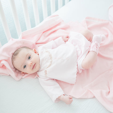 Baby’s First Shirt & Bloomers - Pink