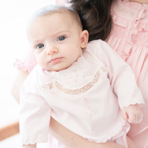 Baby’s First Shirt & Bloomers - Pink