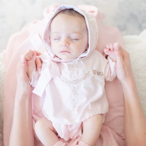 Baby’s First Shirt & Bloomers - Pink