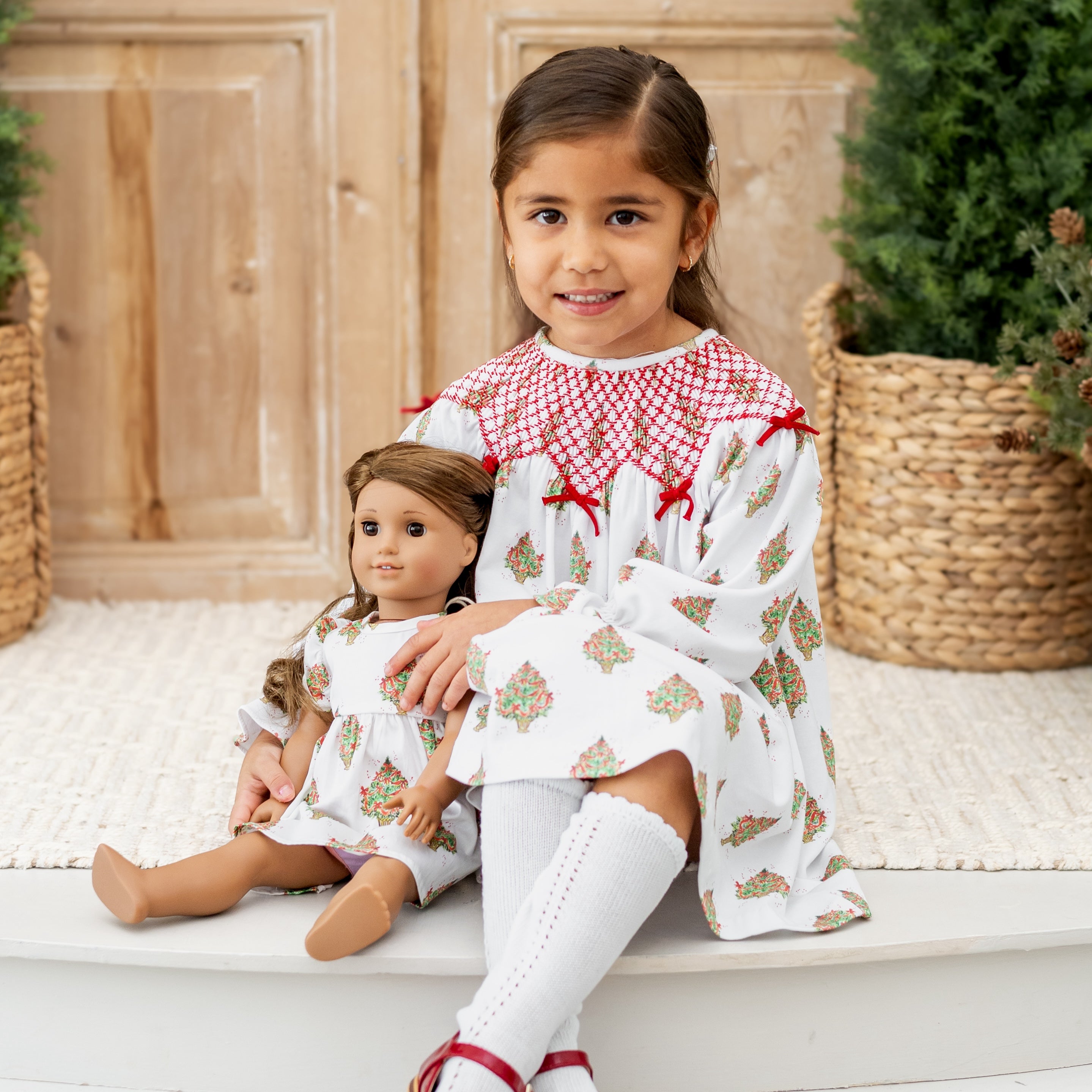 dondolo christmas dress Christmas Tree Doll Dress