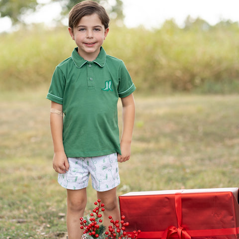 Jackson Boy Polo Set - Holly