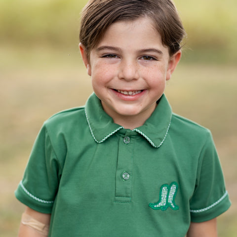 Jackson Boy Polo Set - Holly