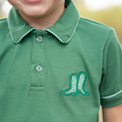 Jackson Boy Polo Set - Holly