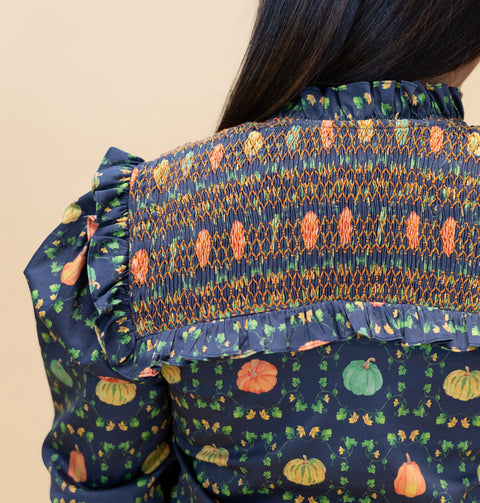 Women’s Lizzie Shirt - Botanical Pumpkin