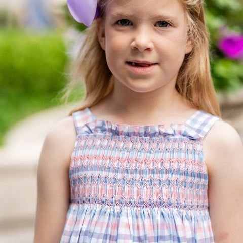 Esme Girl Dress - Spring Sherbet