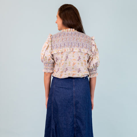 Women’s Lizzie Shirt - Blue Rodeo