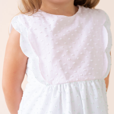 Pipa Girl Dress - White