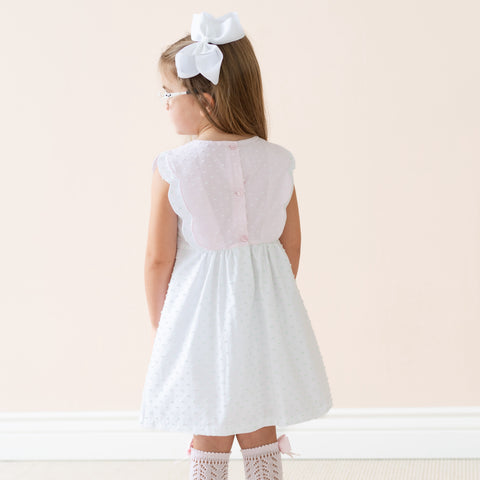 Pipa Girl Dress - White