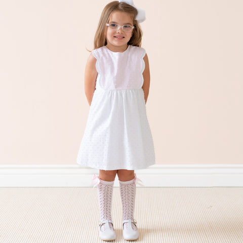 Pipa Girl Dress - White