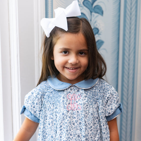 Chloe Girl Dress - Blue Rose