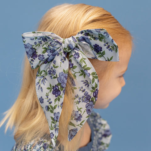 Sapphire Bloom Bow