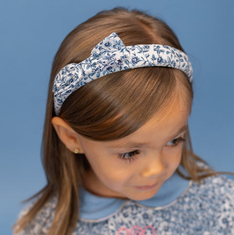 Blue Rose Headband