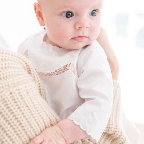 Baby’s First Shirt & Bloomers - White