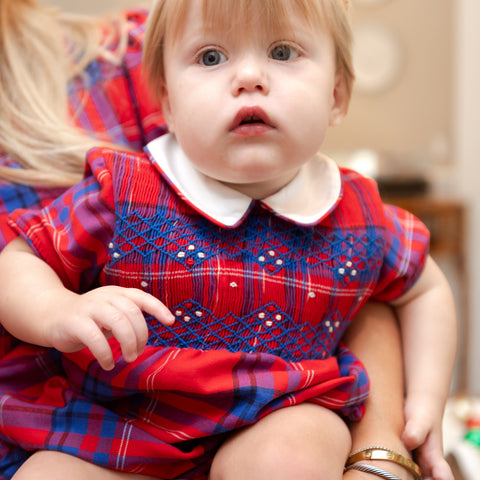 Angelo Boy Bubble - Red Plaid