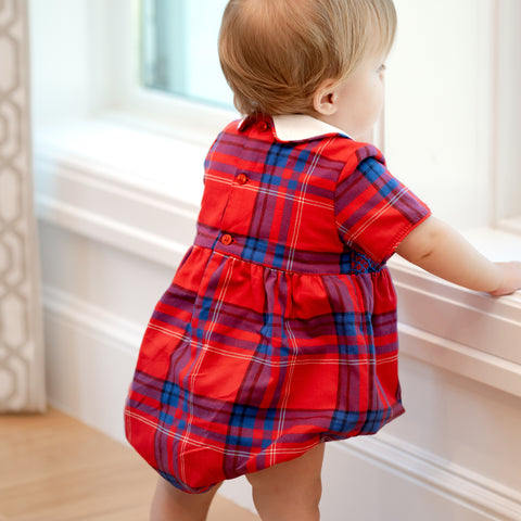 Angelo Boy Bubble - Red Plaid