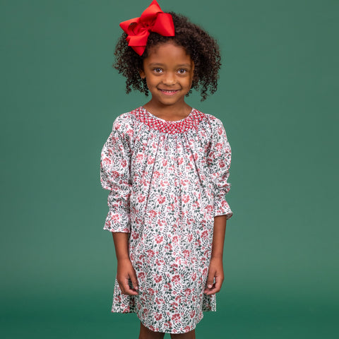 Aspen Girl Dress - Holly Berry