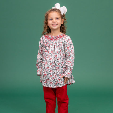 Aspen Girl Shirt - Holly Berry