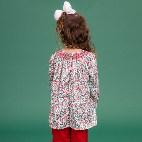 Aspen Girl Shirt - Holly Berry