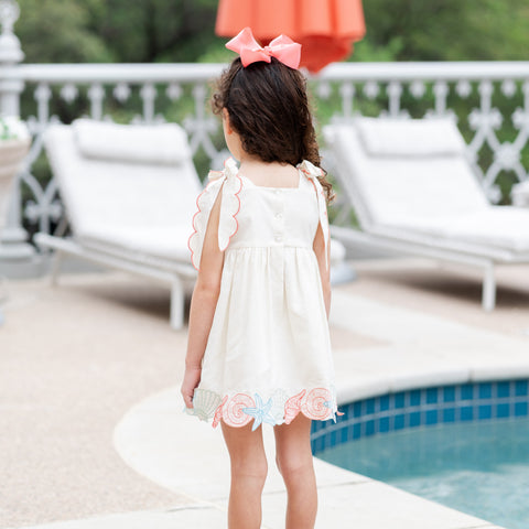 Margot Girl Dress - Shells