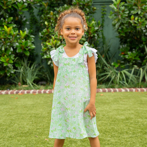 Girl Swim Coverup - Flowers
